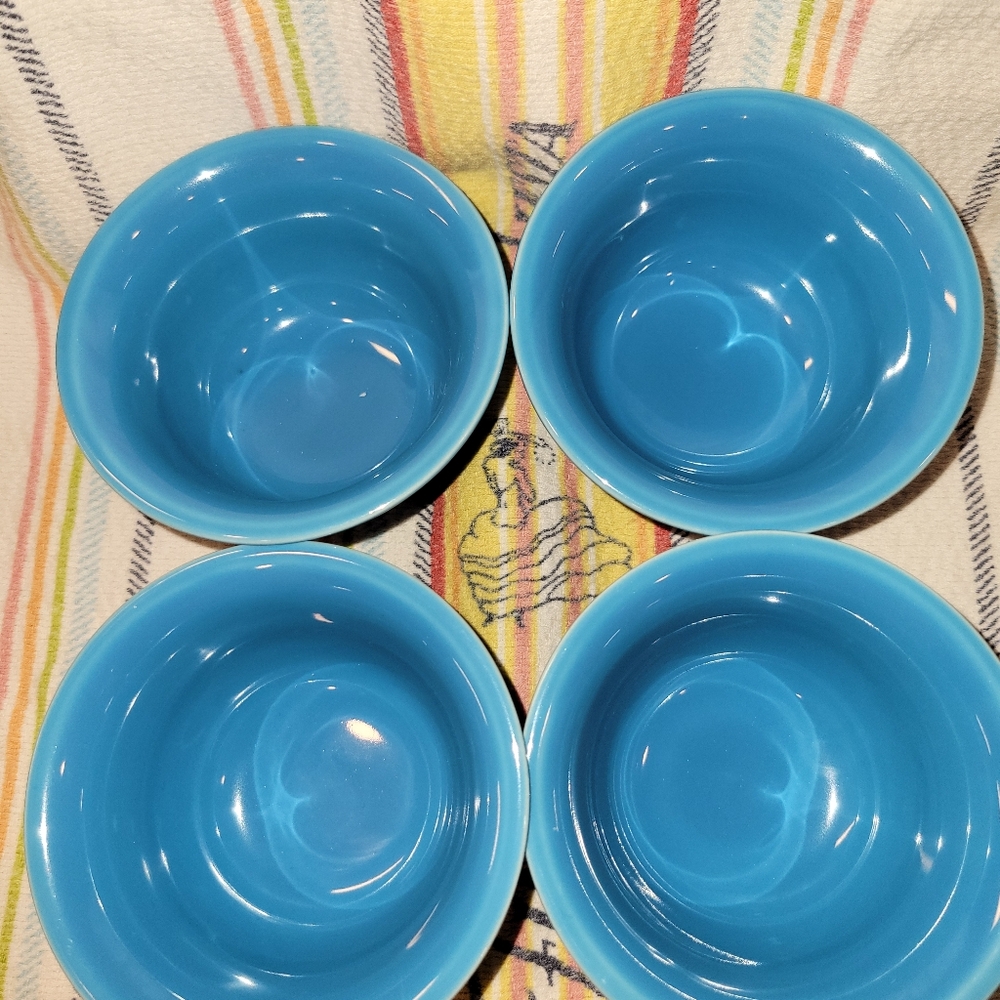 Fiesta® 6.75-Ounce Bouillon Bowl Peacock Set of 4 - Picture 2 of 3